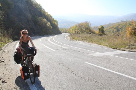 Speeding through Macedonia...